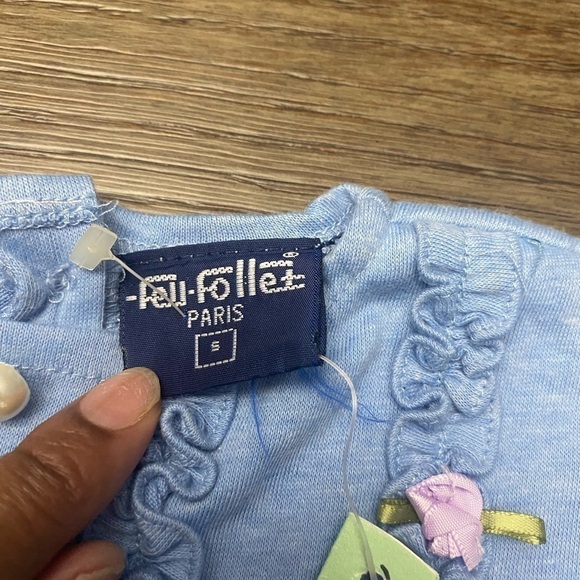 Feu Follet Paris Size 2T Dress Denim chambre Embroidered floral Blue
Nwt - Picture 6 of 6